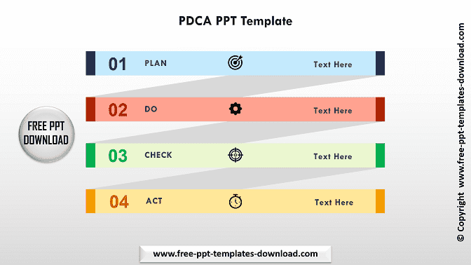 PDCA PPT Template Download