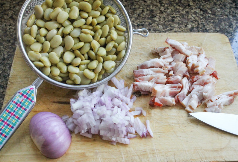 Food Lust People Love Creamy Lima Beans with Bacon and Mustard