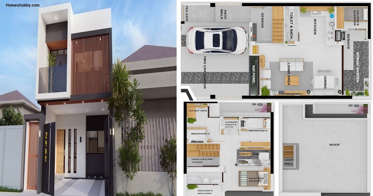 Rumah Minimalis Ala Jepang Modern Yang Cozy Lengkap Dengan Denah