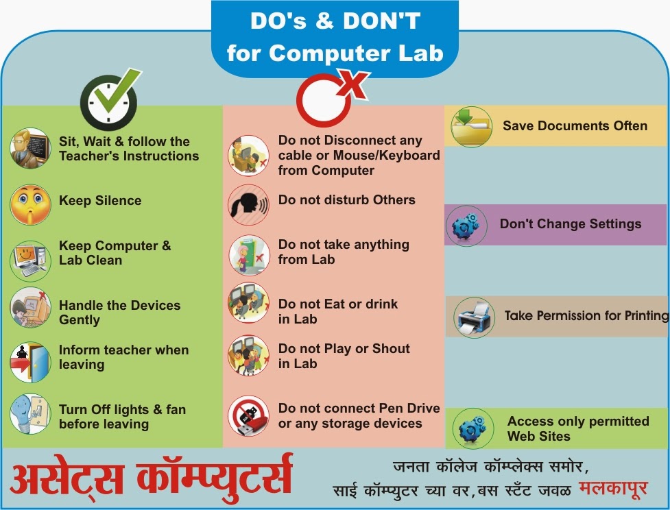 Lab Rules Clip Art