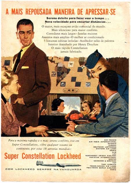 Super Constellation Lockheed - Anos 50 - Propagandas Históricas ...