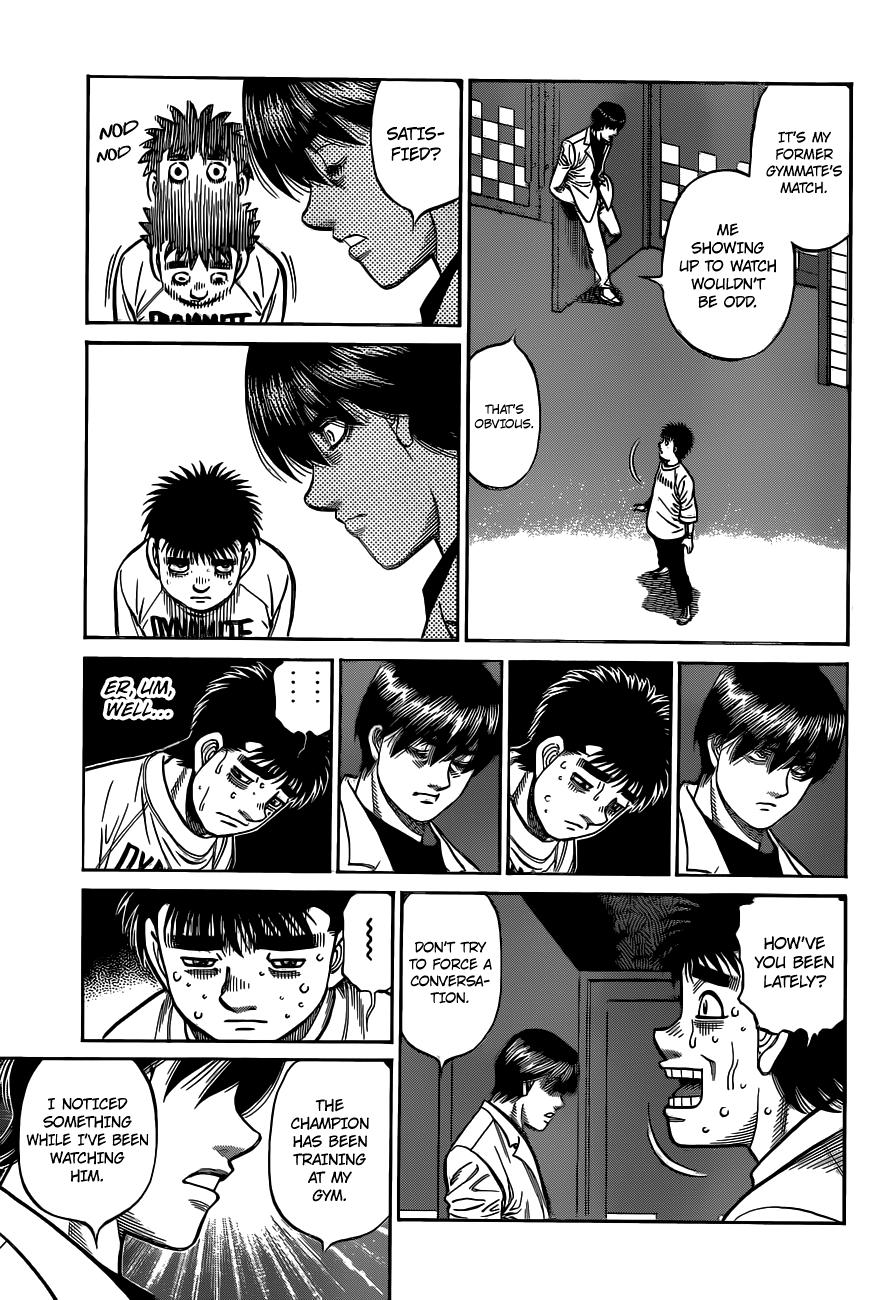 Read Hajime No Ippo Chapter 1440: Why Not Just Tell Him? on Mangakakalot