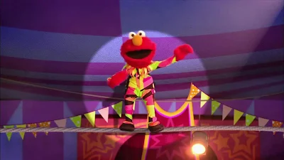 Elmo the Musical Circus the Musical, The Ringmaster, The Great In Betweeny,  High Walking Heidi, Zowie Zown the Upside Down Clown, Sesame Street Episode 4317 Figure It Out Baby Figure It Out season 43