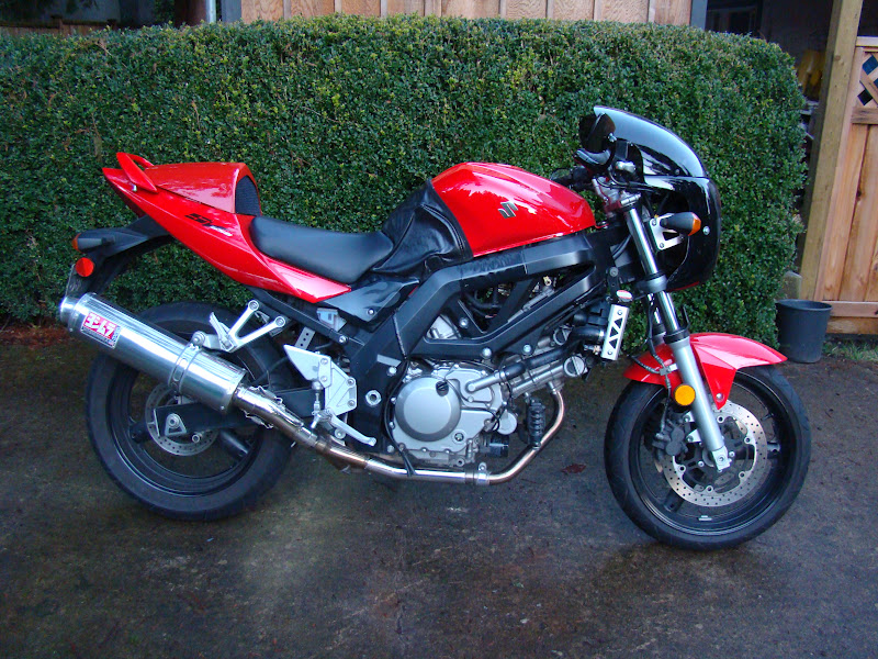 The World of JEK SV 650 Custom Rear Seat Cowl Painted!