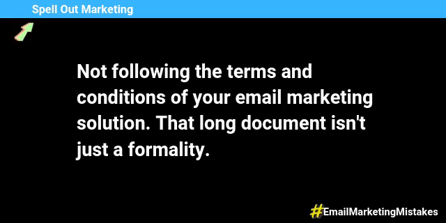 common email marketing mistakes to avoid