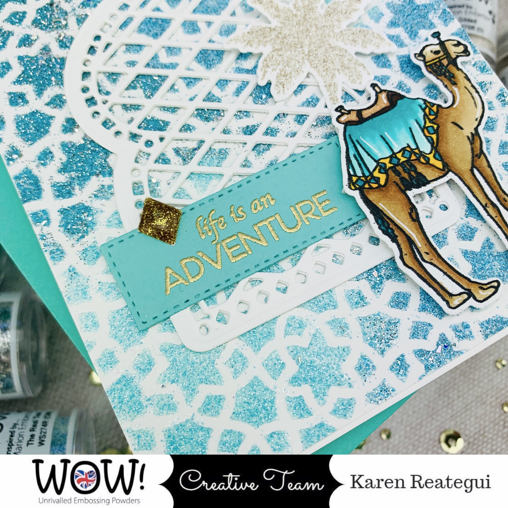 Totally Teal Embossing Powder by WOW! – Del Bello's Designs