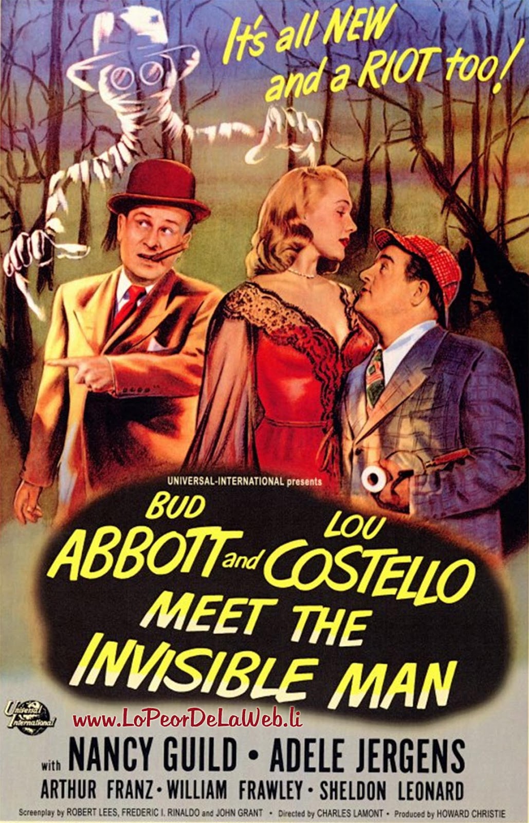 Abbott y Costello Contra el Hombre Invisible (1951)