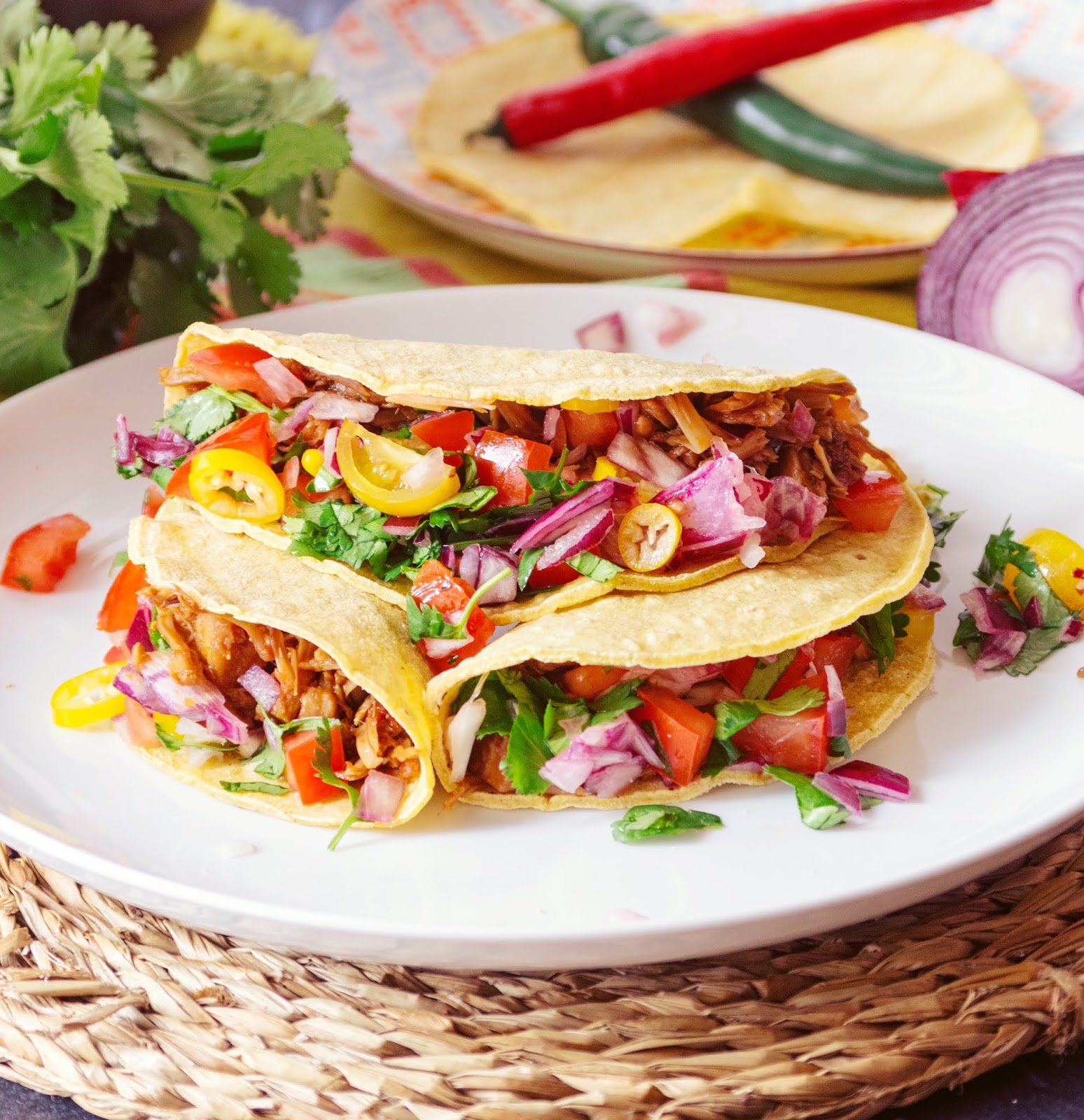 Pulled Jackfruit Tacos Utterly Scrummy Food For Families