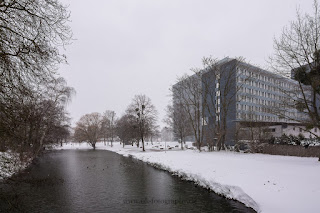 Winterlandschaft Stadt Hamm Schneechaos