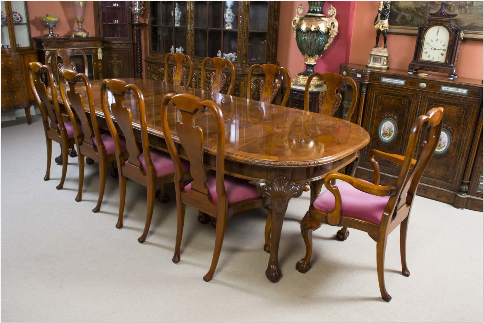 queen anne dining room set