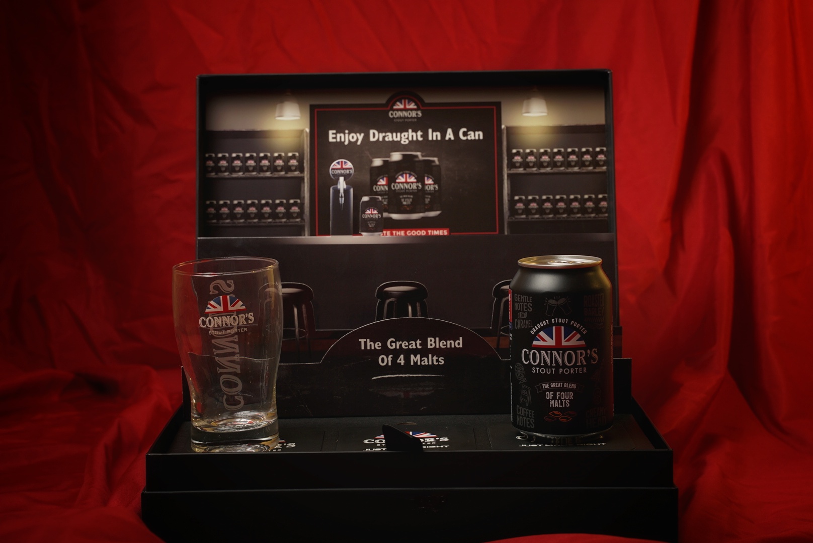 Connor's Stout Porter Draught, Now in a Can Betty's Journey