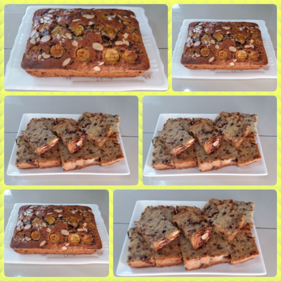 Zara ♥ Baking BANANA CHOCOLATE RICE CAKE