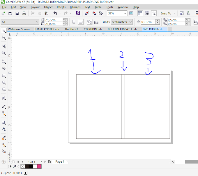 CARA MEMBUAT COVER DVD