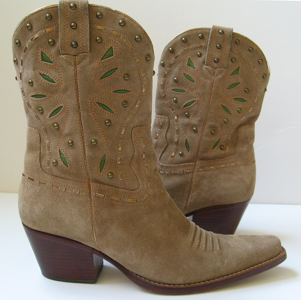 cole haan boots suede