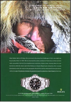 Rolex Explorer II Advert.