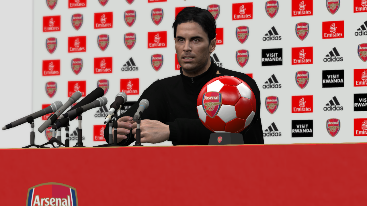 Arsenal FC Press Room & Manager Suit 2020 PES 2017