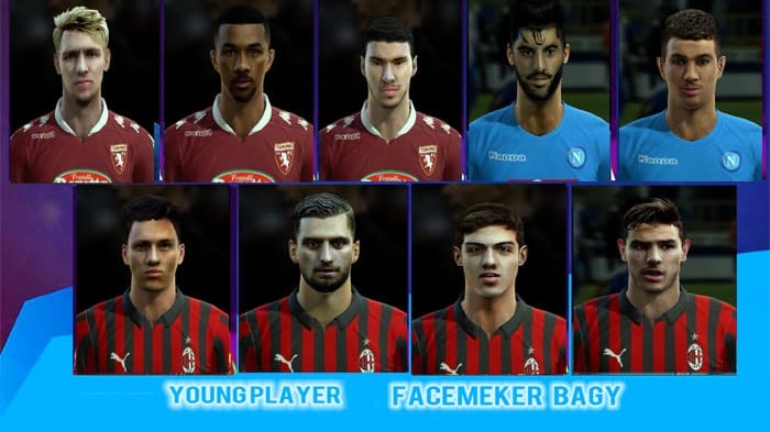 Pes 2013 Young Player Facepack V6 2020 Kazemario Evolution