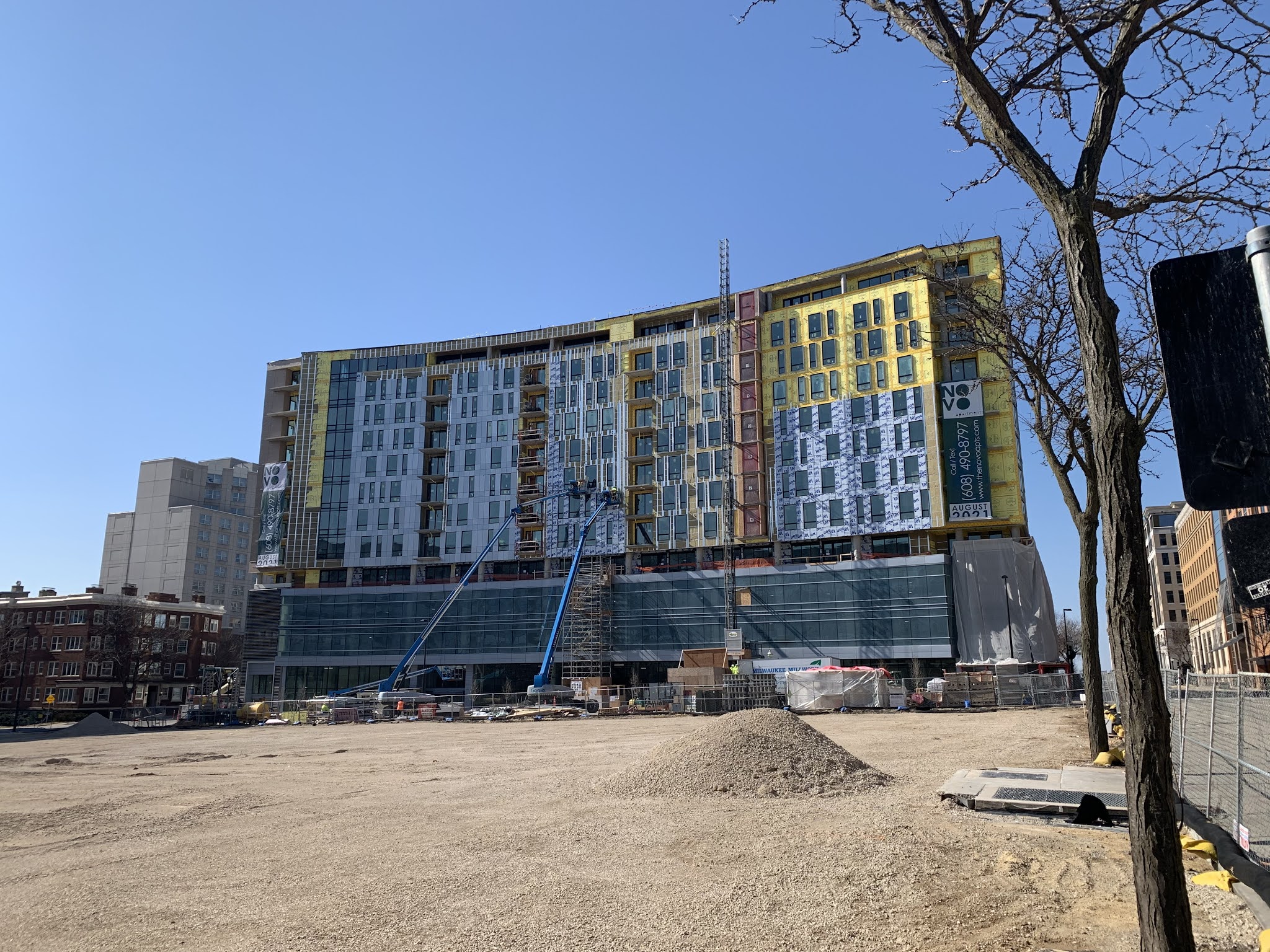 Retiring Guy's Digest Judge Doyle Square project UPDATE NoVo Apartments October site visit