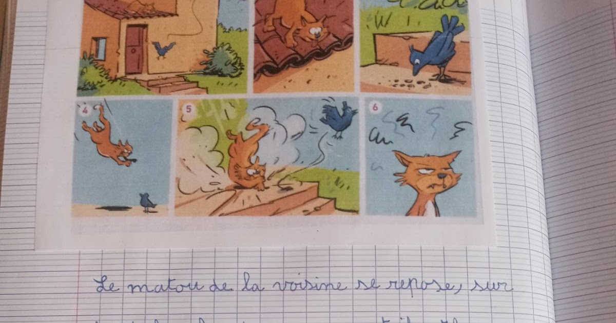 Rédaction le chat et l'oiseau...
