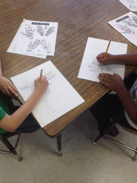Thomas Elementary Art: 2nd Grade Henna Hands