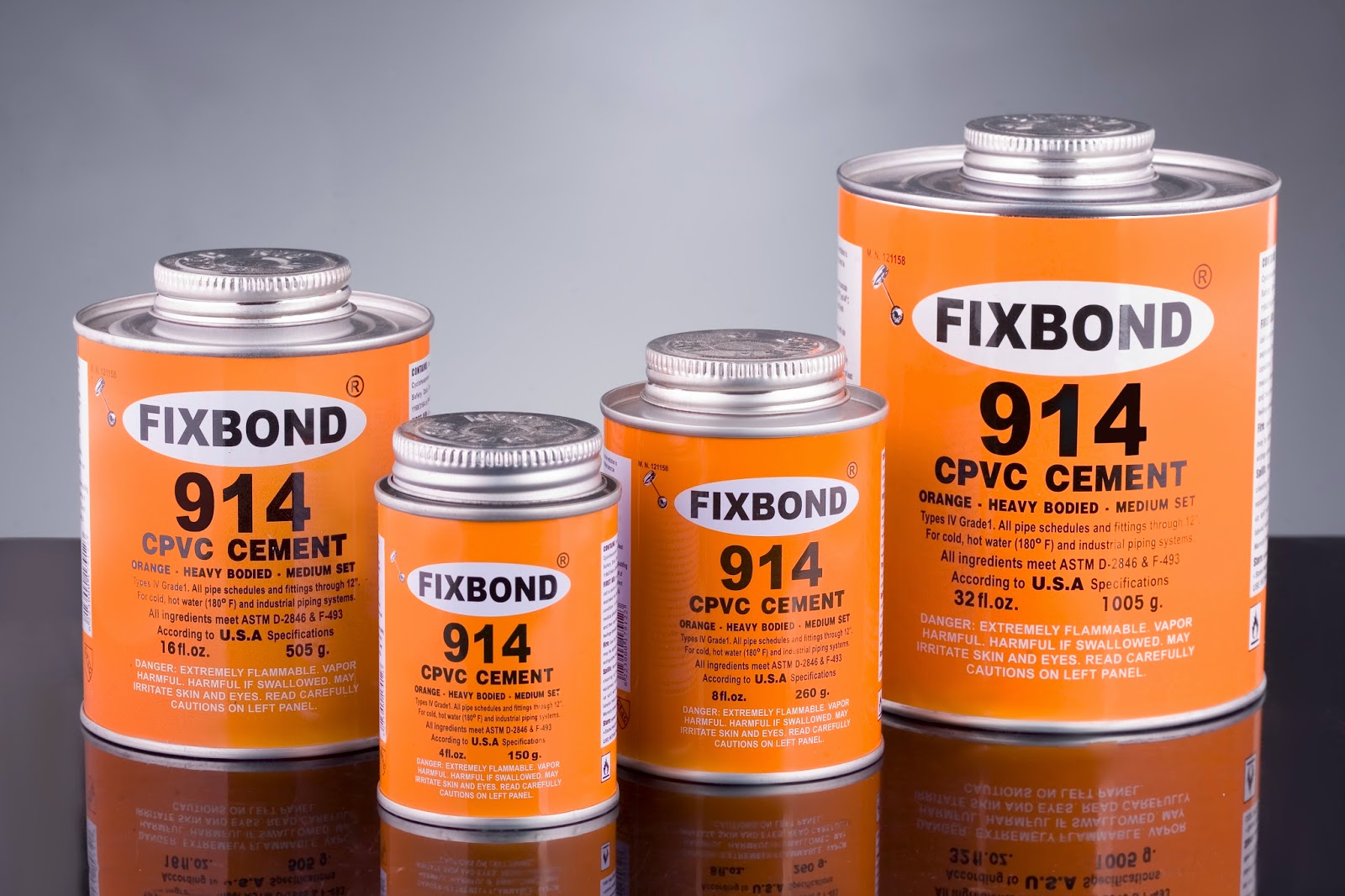 FIXBOND 914 CPVC Solvent Cement adhesive CPVC GLUE