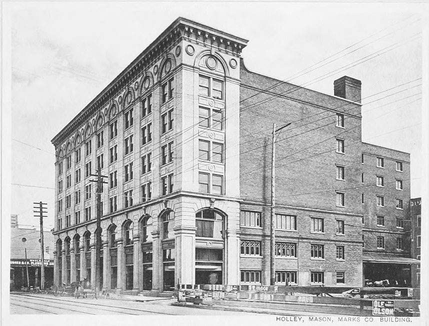 Vintage Spokane Holley, Mason, Marks Co. Building