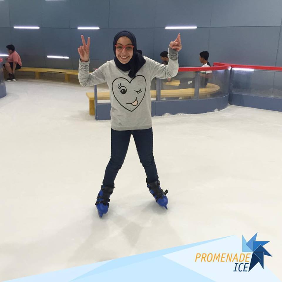 Ladies who do lunch in Kuwait Review Promenade Ice Skating Rink, Hawally