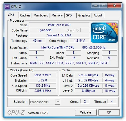 CPU-Z - Δωρεάν λογισμικό για να μάθεις το Hardware του υπολογιστή σου