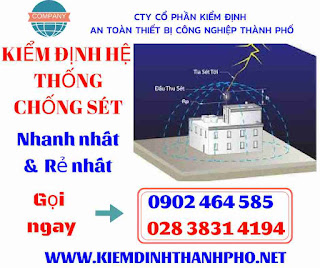 Hình ảnh kiểm định hệ thống chống sét