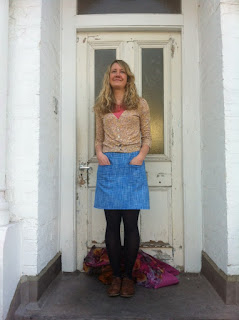 Photo of new me-made Vogue 1247 (V1247) skirt