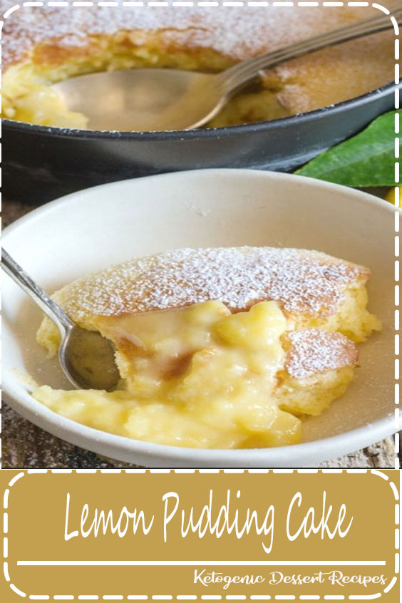 Lemon Pudding Cake Healthy Food Cover