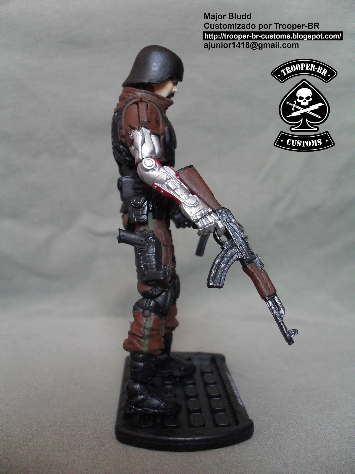 Gi joe Custom Action Figures Major Bludd 30th