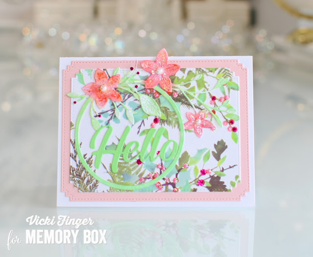 Memory Box Watercolor Forest Greenery Wide Washi Tape ̹ ˻