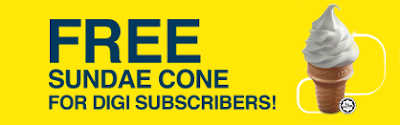 McDonalds Free Sundae Cone Digi Subscribers