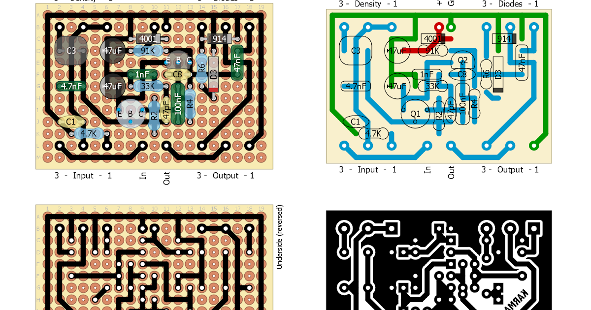 Perf and PCB Effects Layouts: Catalinbread Karma Suture