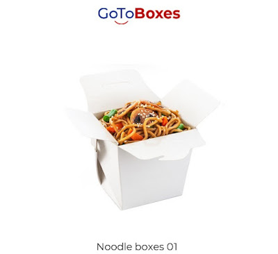 Get Custom Cheap Noodle Boxes with Logo