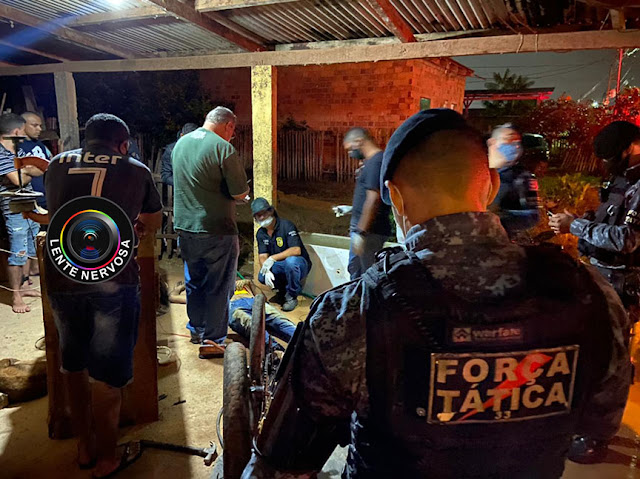 Monitorado por tornozeleira eletrônica é executado a tiros enquanto consertava bicicleta na zona sul - VÍDEO