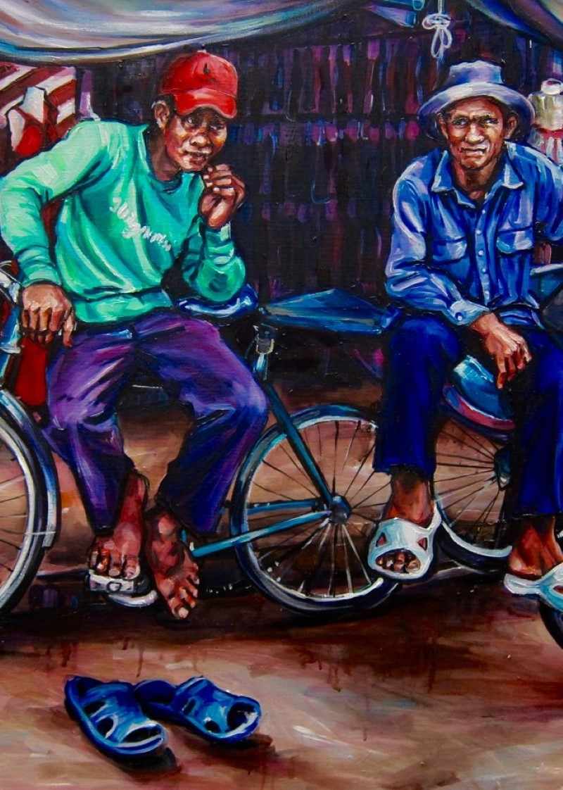 Cyclo. Oil on Canvas. Gavin Brown