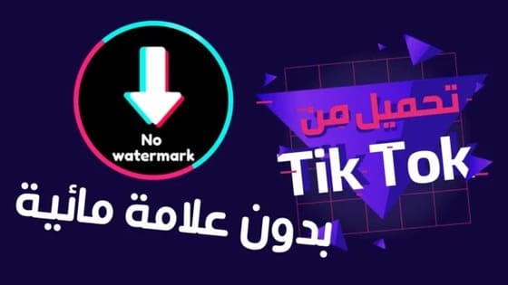 تحميل الفيديو من TikTok بدون العلامة المائية
