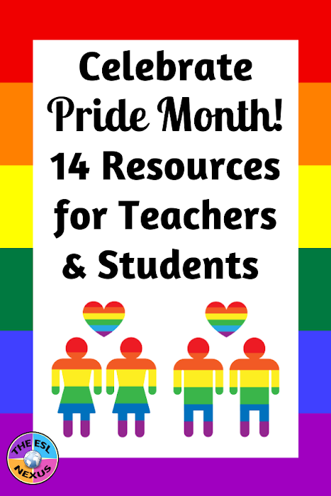 Learn about 14 organizations, books, a video & a TpT resource that help students and teachers learn about LGBTQ+ issues and Gay Pride Month