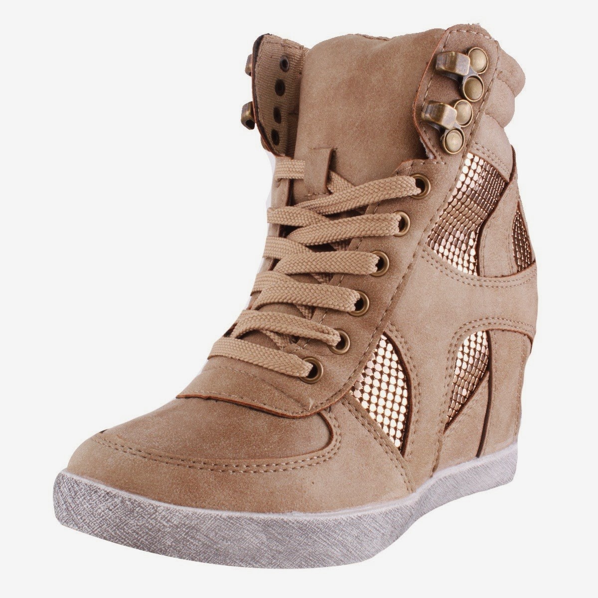 chaussure kaki femme