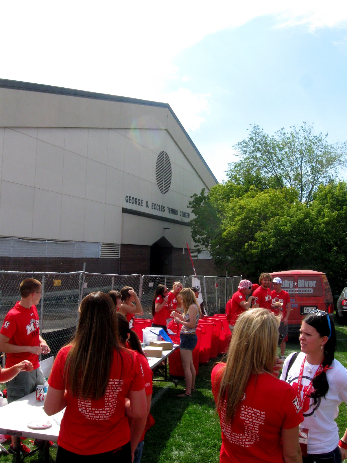 The MUSS NCUtah Tailgating and Atmosphere.