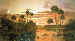 florida painting heade martin johnson sunset 1887 trees palm then sunsets