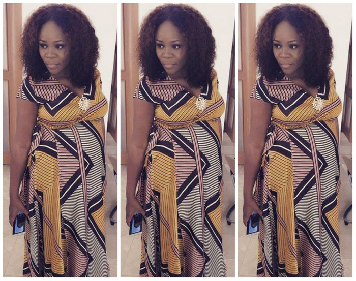 ankara gown styles for pregnant ladies