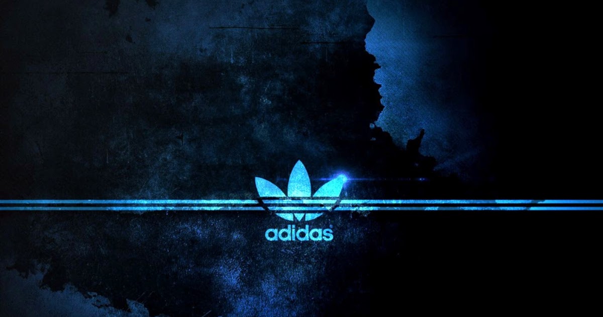 adidas logo blue