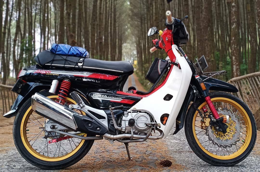 Modifikasi Honda Grand Paling Keren Dan Terbaik 2022 racing 48