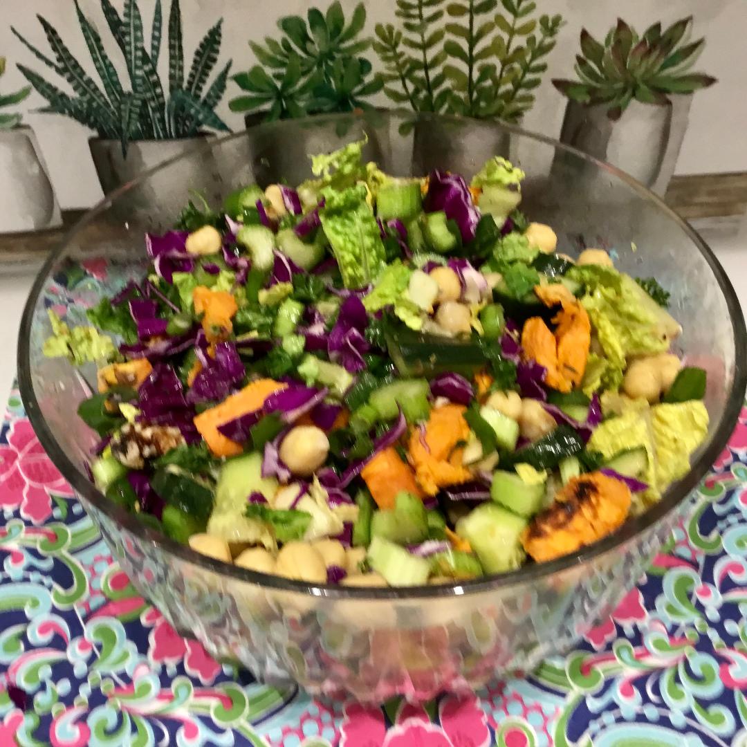 Gluten Free AZ AntiInflammatory Salad With Tahini Dressing