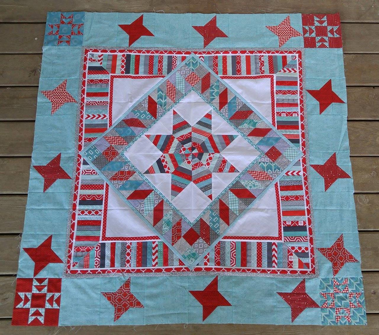 Slice of Pi Quilts Round Robin Round 4