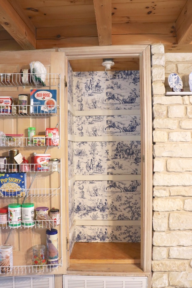 Botanic Bleu French Country Pantry Makeover