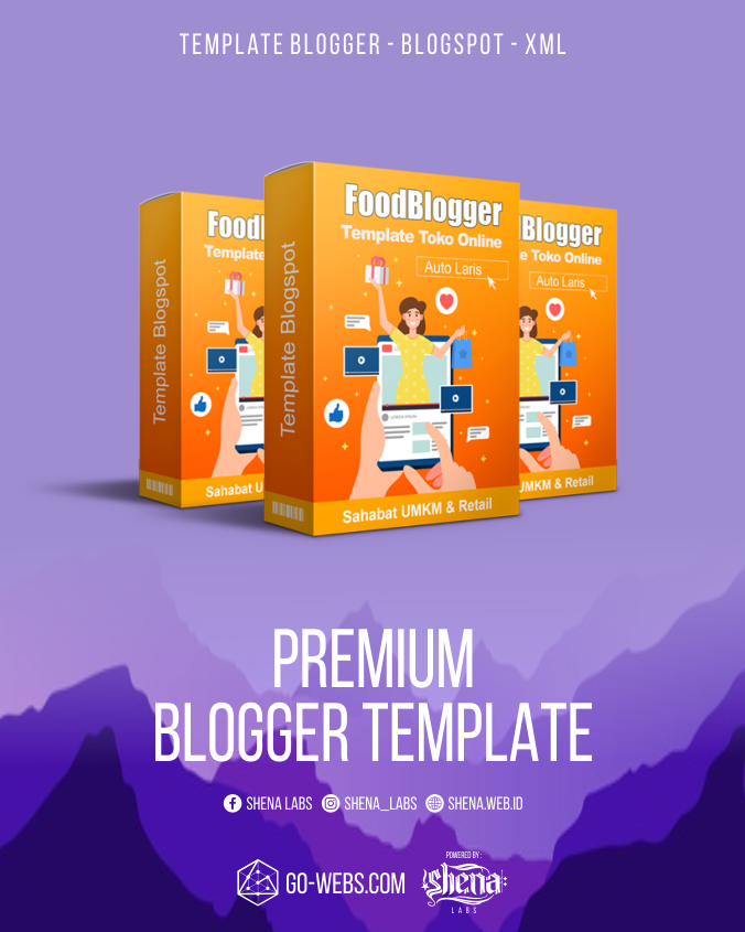Premium Blogger Template Terbaru